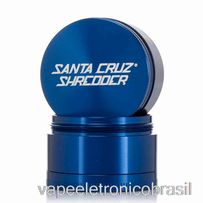 Vape Vaporesso Santa Cruz Triturador De 2,2 Polegadas Moedor Médio De 4 Peças Azul (53 Mm)